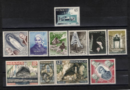 MONACO  Timbres ** De  1958 ( Ref  MC 440 ) Religion Apparitions De Lourdes - Gebraucht