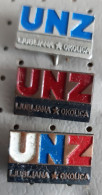 POLICE UNZ Ljubljana Okolica Uprava Za Notranje Zadeve Slovenia Ex Yugoslavia Vintage Pins - Police