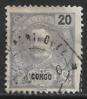 Portuguese Congo – 1898 King Carlos 20 Réis Used Stamp - Congo Portugais