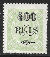 Portuguese Congo – 1902 King Carlos Surcharged 400 On 80 Réis Mint Stamp - Congo Portuguesa