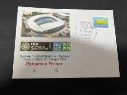 18-2-2024 (4 X 34)  5 Covers - FIFA Women's Football World Cup 2023 - France Matches - Altri & Non Classificati