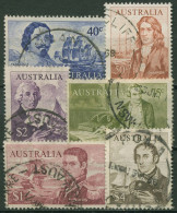 Australien 1966 Bedeutende Seefahrer Cook Flinders Bass 374/79 Gestempelt - Used Stamps