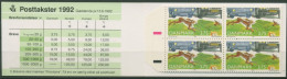 Dänemark 1992 Straßenverkehr Feldhase Markenheftchen 1032 MH Postfrisch (C93043) - Carnets