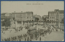 Berlin Bahnhof Hallesches Tor Hochbahn, Gelaufen 1915 Als Feldpost (AK3879) - Kreuzberg