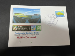 18-2-2024 (4 X 34)  3 Covers - FIFA Women's Football World Cup 2023 - Haiti Matches - Other & Unclassified