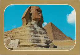 EGYPT - Giza - Pyramids - Sphinx - Used Postcard - Guiza