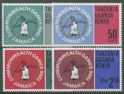 Ostafrikanische Gem. 1966 Commonwealth-Spiele Jamaica 152/55 Postfrisch - Kenya, Uganda & Tanzania