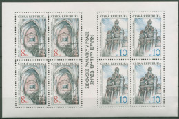 Tschechische Republik 1996 Jüdische Baudenkmäler 142/43 K Postfrisch (C62765) - Blocks & Sheetlets