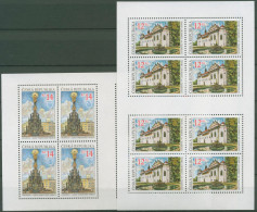 Tschechische Republik 2002 UNESCO Bauwerke 332/33 K Postfrisch (C62777) - Blocs-feuillets