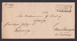 Altdeutschland Brief Seehausen A.D. ALTMARK Sachsen Klein Ellingen Arneburg - Sachsen