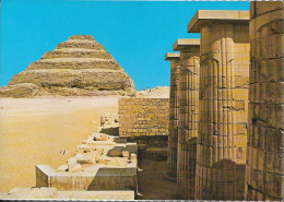 EGYPT - Sakkara - Step Pyramid Of King Zoser - Used Postcard - Pyramides