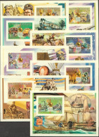 Madagascar 2000, UPU, Train, Balloon, Space, Horse, BF IMPERFORATED - Africa