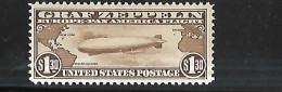 ETATS - UNIS    1930  Zeppelin Poste Aérienne Cat Yt N° 14  N * MLH - 1b. 1918-1940 Unused
