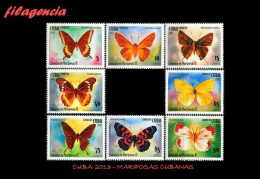 CUBA MINT. 2013-19 MARIPOSAS CUBANAS. SEGUNDA SERIE - Nuevos