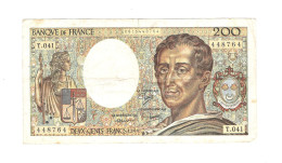 ALB/ France : 200 Francs MONTESQUIEU - 1986 - 15 Trous D'épingle, Pliures - 200 F 1981-1994 ''Montesquieu''