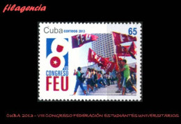 CUBA MINT. 2013-22 VIII CONGRESO DE LA FEDERACIÓN DE ESTUDIANTES UNIVERSITARIOS - Nuevos