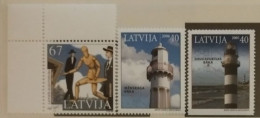 Lettonie 2006 / Yvert N°658+659+659a / ** - Lettonie