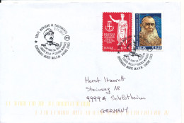 Italy Cover Sent To Germany 2-11-2017 Topic Stamps - 2011-20: Marcofilie