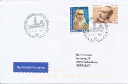 Italy Cover Sent To Germany 25-1-2013 Topic Stamps - 2011-20: Poststempel