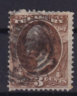 USA 1873 - Canceled - Sc# O1109 - Dept. Of Treasury Service Stamp 2c - Service