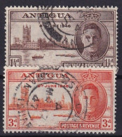 ANTIGUA 1946- Canceled - Sc# 96, 97 - 1858-1960 Colonia Britannica