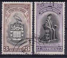 ANTIGUA 1951 - Canceled - Sc# 104, 105 - 1858-1960 Kolonie Van De Kroon