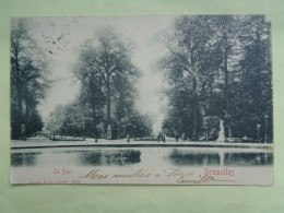 103-1-101            BRUXELLES      Le Parc      ( Teinte Bleue ) - Forêts, Parcs, Jardins