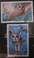 BULGARIA 1992 ~ S.G. 3893 & 3895, ~ OWLS. ~  VFU #02982 - Gebraucht