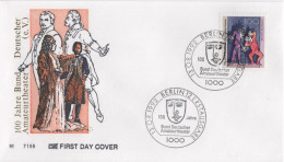 Germany Deutschland 1992 FDC 100 Jahre Bund Deutscher Amateurtheater, Amateur Theater Theatre Teatro, Canceled In Berlin - 1991-2000