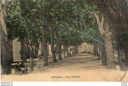 3V5Ct    83 Cotignac Cours Gambetta Toilée Colorisée - Cotignac