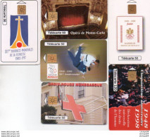 Lot N°2 De 6 TC Telecartes De Monaco - Colecciones