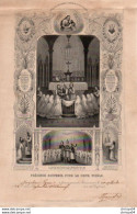 3V10Mq  Souvenir Pour Coeur Fidéle Communion Eyme église De Chateauneuf Val St Donnat (04) En 1872 - Religion & Esotérisme