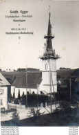 911Mé  Suisse Carte Photo Oensingen Travaux Clocher église Par Entreprise Batiments élevés Gottfr. Egger Couvreur (rare) - Oensingen