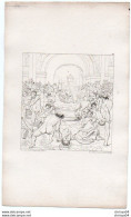 3v88Gt   Dessin Eau Forte Cornélis Van Haarlem Scéne De Massacre Enfants Par Abraham Lion Zeelander - Radierungen