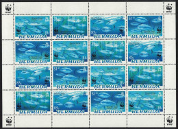 Bermuda WWF Atlantic Bluefin Tuna Sheetlet Of 4 Sets 2004 MNH SG#938-941 MI#877-880 Sc#884-887 - Bermudes