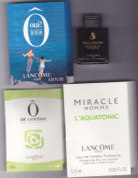 Lot 4 Miniature Vintage Parfum - Lancome -EDT - Description Ci Dessous - Miniaturen Flesjes Dame (zonder Doos)