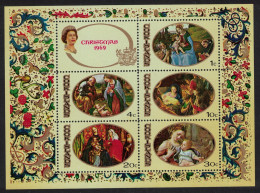 Cook Is. Christmas Paintings MS 1969 MNH SG#MS315 - Islas Cook