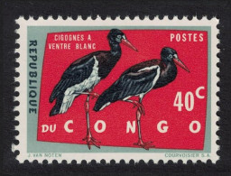 DR Congo Abdim's Stork Birds 40c 1962 MNH SG#471 - Neufs