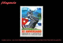 CUBA MINT. 2013-42 XX ANIVERSARIO DE LA ASOCIACIÓN DE COMBATIENTES DE LA REVOLUCIÓN - Nuevos