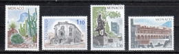 Monaco 1980**, Ansichten+Bauwerke Monacos, Kaktus / Monaco 1980, MNH, Views And Buildings Of Monaco, Kaktus - Cactussen