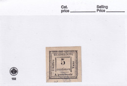 France Colonie Guadeloupe Timbre Taxe N° 6 Oblitéré - Postage Due