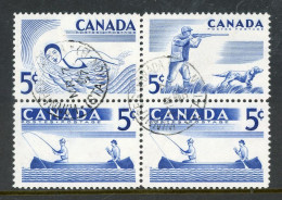 Canada USED 1957 "Recreation Sports" - Usados