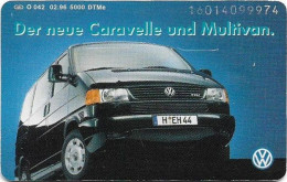 Germany - Volkswagen - VW Caravelle Multivan - O 0042 - 02.1996, 6DM, 5.000ex, Used - O-Series : Séries Client