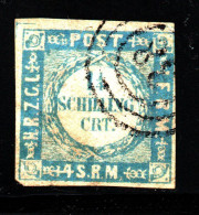 Timbre SCHLESWIG-HOLSTEIN HOLSTEIN Année 1864 - YT N° 9 Oblitéré - Côte : 80€ - Schleswig-Holstein