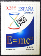 España Spain 2005 Año Mundial Física  Mi 4048  Yv 3753  Edi 4163  Nuevo New MNH ** - Fisica