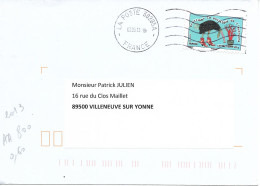 France 2013 - AA 800 - OBLITERE S/ Enveloppe  05/ 2013 : Pratiquer La Politique De L'autruche / Cachet ROND / LOT B - Storia Postale