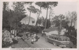 SETÚBAL SERRA DA ARRÁBIDA PARAGEM CAMIONETAS SOBRE A LAPA DE SANTA MARGARIDA OLD BUS PORTUGAL - Setúbal