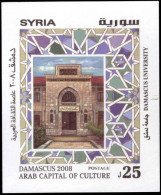 Syria 2008 Damascus University Souvenir Sheet Unmounted Mint. - Syrie