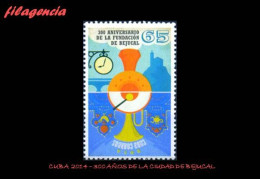 CUBA MINT. 2014-22 300 AÑOS DE LA CIUDAD DE BEJUCAL. FERROCARRIL - Nuevos