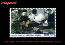 CUBA MINT. 2014-24 55 ANIVERSARIO DE LA LEY DE REFORMA AGRARIA - Nuevos